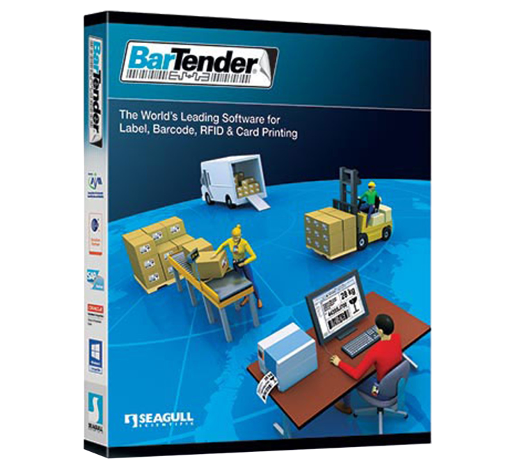 Software Bartender per la stampa etichette e cartellini.