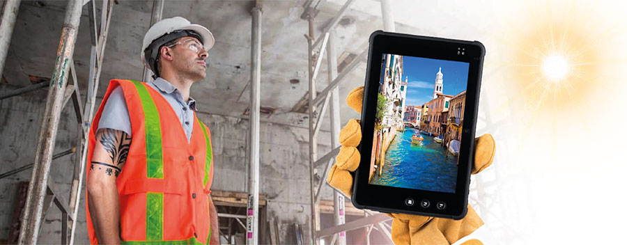 tablet Plus 7000 per i trasporti e la logistica con alta visibilità dello schermo anche sotto il sole