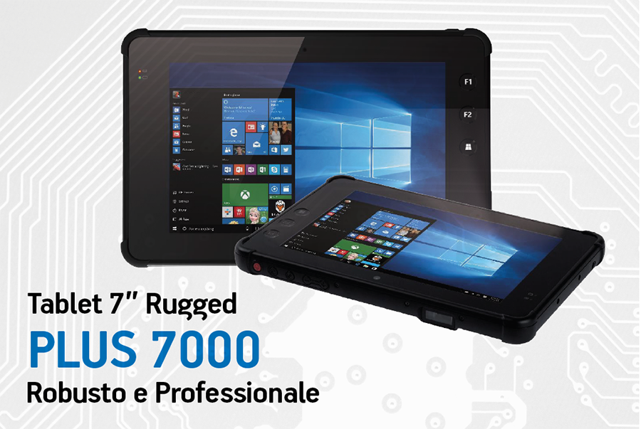 Plus7000-tablet-logistica tablet Plus 7000 per i trasporti e la logistica