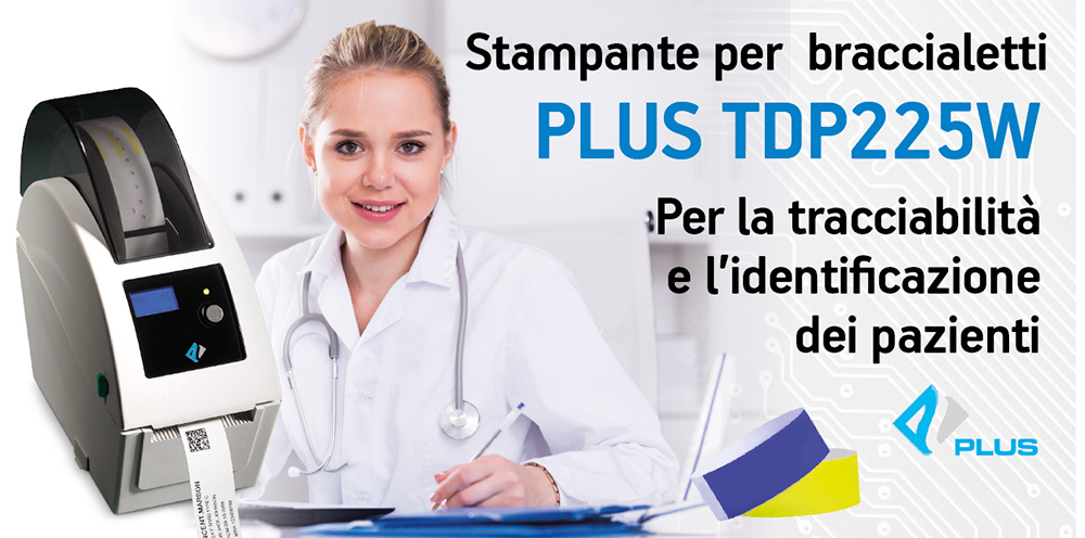 Stampante per bracciale identificativi Plus TDP225