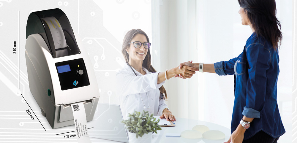 Stampante per bracciale identificativi Plus TDP225