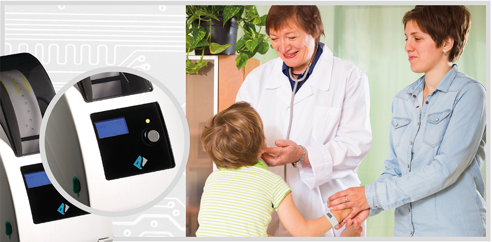 Stampante per bracciale identificativi Plus TDP225