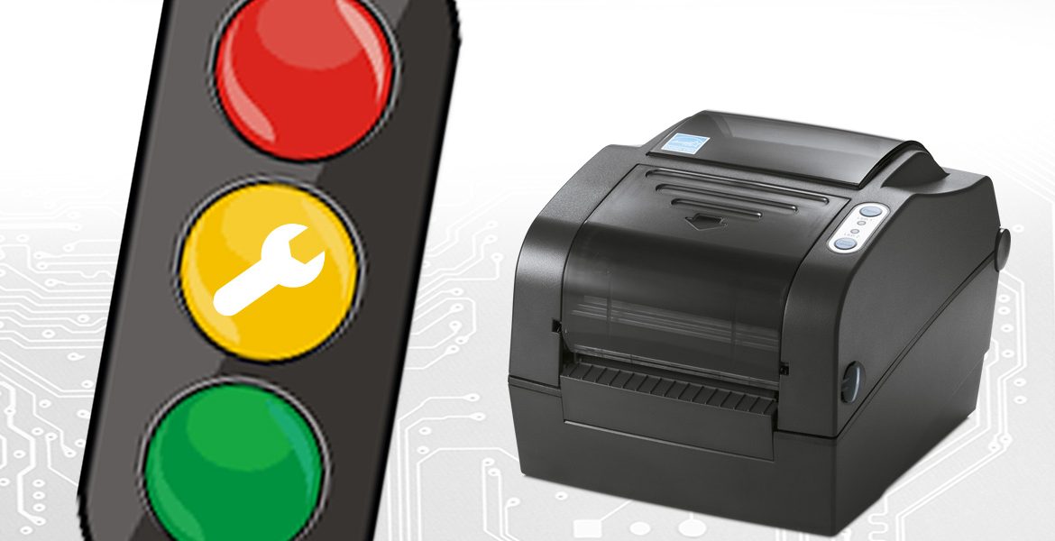 Manutenzione della stampante per etichette