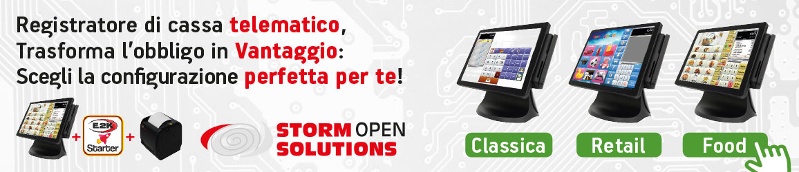registratore di cassa telematico - gestionale per ristorante, bar, ecc