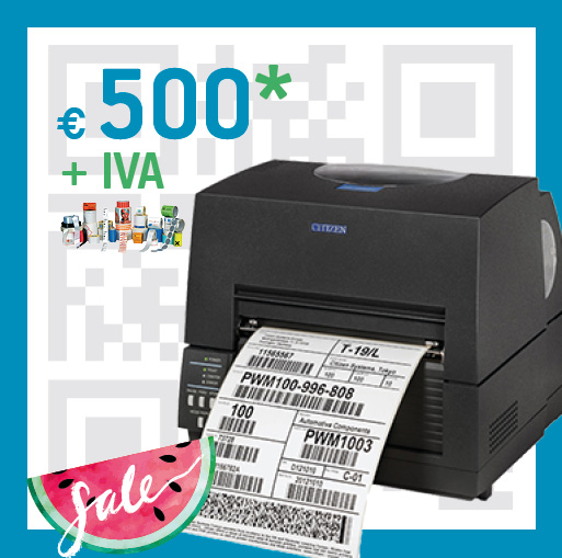 Stampante codice a barre CL-S-6621 - summer sale pluriservice 2019