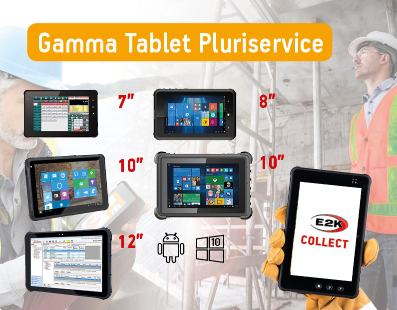 Tablet industriali rugged – la gamma Pluriservice