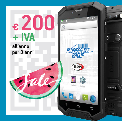 terminale codice a barre Plus N7000 Rugged - summer sale pluriservice 2019