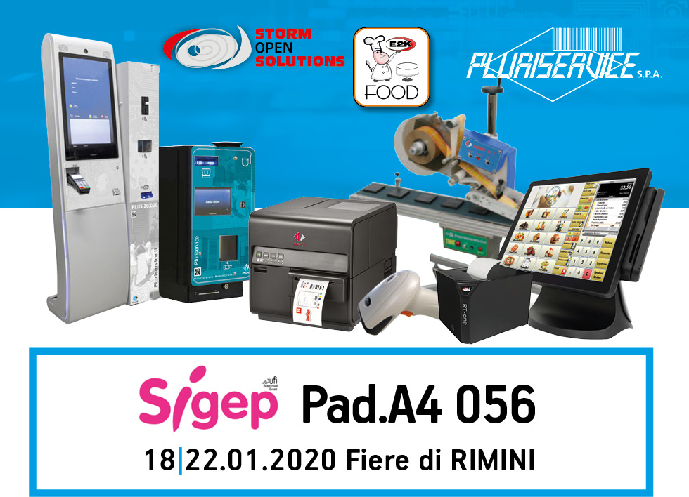 Sigep 2020 stand Pluriservice Sigep 2020 stand Pluriservice