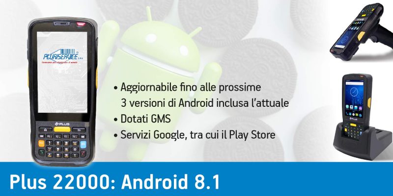 Terminale portatile android Plus 22000 - sistema operativo Terminale portatile android Plus 22000 - sistema operativo