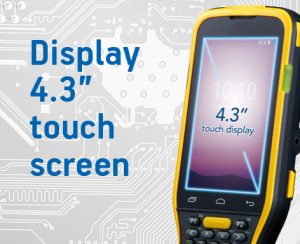 Terminale portatile android Plus 95 con display 4 pollici touch screen