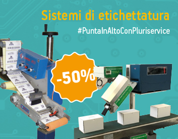 Sistemi di etichettatura automatica: sconto 50%