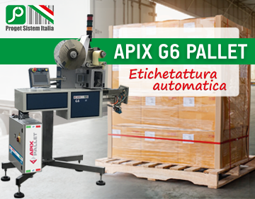 APIX G6: Etichettatura automatica pallet