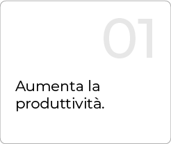 aumenta la produttività aumenta la produttività