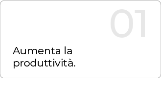 aumenta la produttività aumenta la produttività