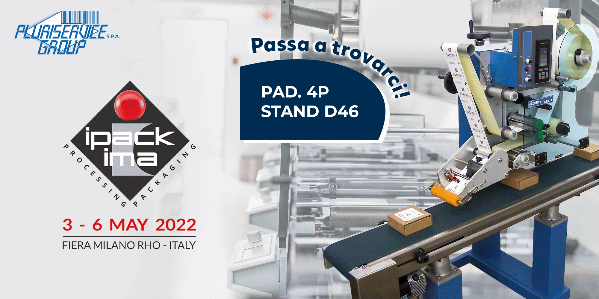 gruppo pluriservice a Ipack-Ima 2022 gruppo pluriservice a Ipack-Ima 2022