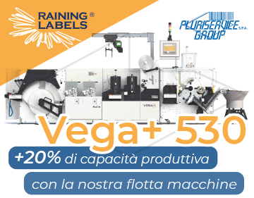Raining Labels potenzia la flotta macchine e aumenta del 20% la propria capacità di produzione di etichette adesive