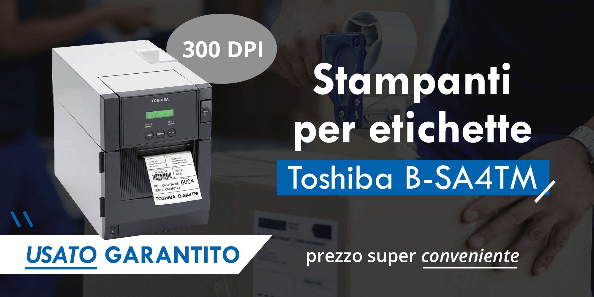 Stampanti Toshiba usate a un prezzo conveniente