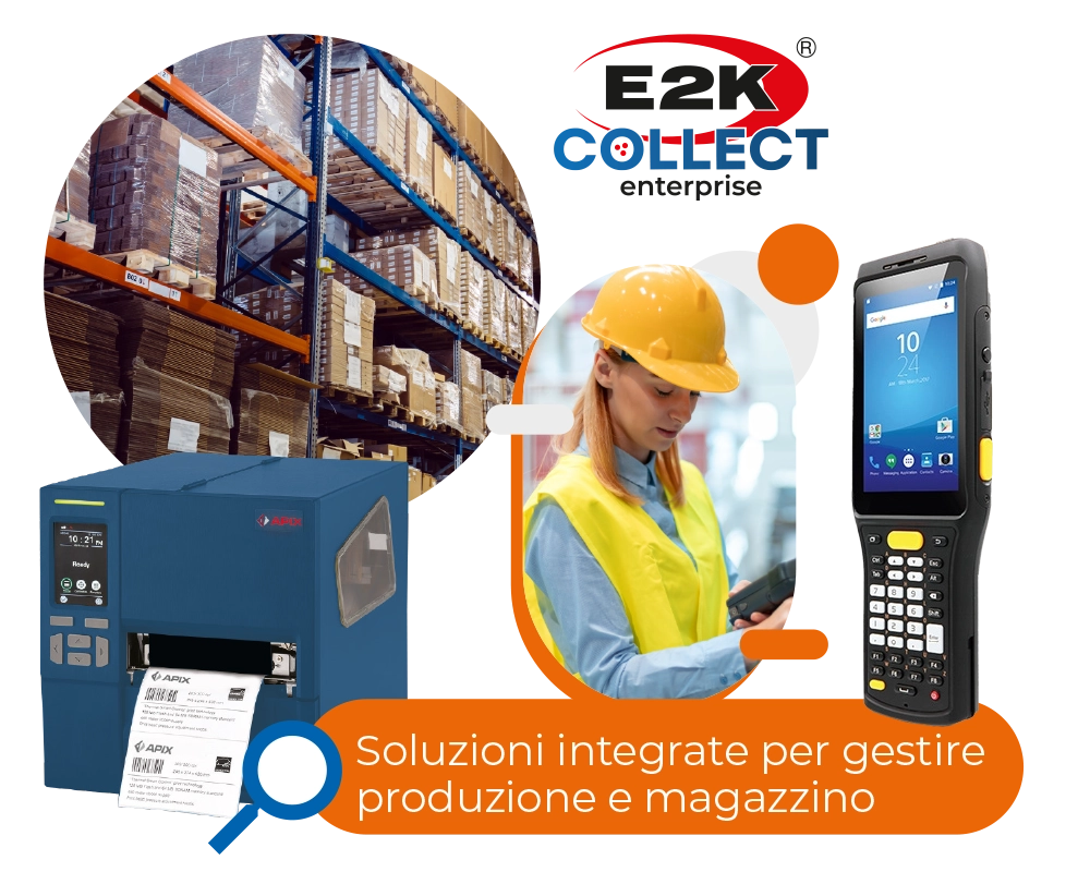 Soluzioni integrate Hardware e Software per la gestione del magazzino e della produzione Soluzioni integrate Hardware e Software per la gestione del magazzino e della produzione