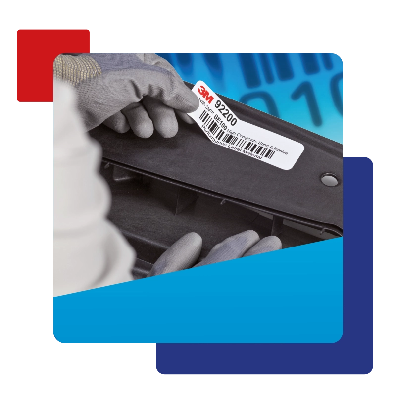 3 - Etichettatura industriale con materiali speciali 3m Etichettatura industriale con materiali speciali 3m